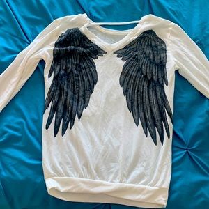 Hot Topic Midnight Hour Wings Top